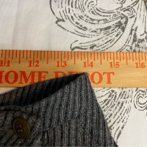 Vintage Armani Wool Gray Maxi wrap Skirt 44EU - Picture 6 of 8